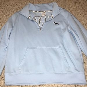 PINK quarter zip sweatshirt